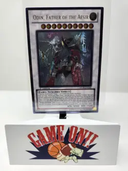 YuGiOh Odin, Father of the Aesir STOR-EN040 1st Edition Ultimate Rare NM - Image 1