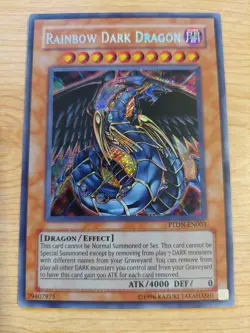 Rainbow Dark Dragon - PTDN-EN003 - Very Lightly Played VLP - Secret Rare - Image 1