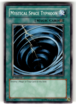 Mystical Space Typhoon SDP-032 1st Edition Common Starter Deck: Pegasus LP - Image 1