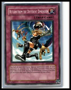 Yu-Gi-Oh! Movie Exclusive Pack #EP1-EN008 Return from the Different Dimension - Image 1