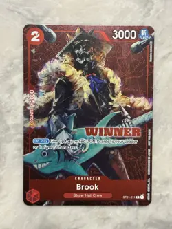 Brook ST01-011 Winner Pack Vol.4 One Piece Tournament Promo Card English - Image 1