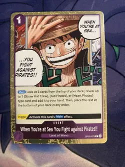 One Piece Awakening of The New Era Foil When You’re At Sea OP05-076 - Image 1