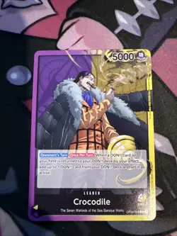 One Piece TCG Kingdoms of Intrigue Crocodile (058) - Image 1