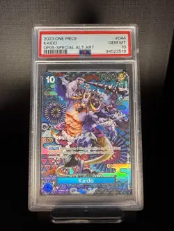 PSA 10 KAIDO SP OP04-044 AWAKENING OF THE NEW ERA ONE PIECE TCG - Image 1