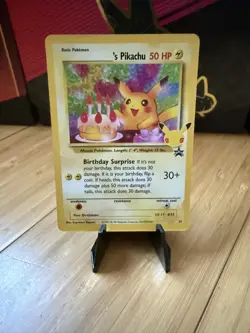 Pokemon Pikachu TCG Celebrations Birthday Promo Holo Card #24 - Image 1