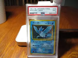 Pokemon PSA 9 MINT Articuno Fossil Japanese Holo Rare 1997 Original Card - Image 1
