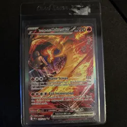Pokemon TCG Team Rockets Moltres EX Card 229/182 NM ‼IT IS OFF CENTER=CHEAPER‼ - Image 1