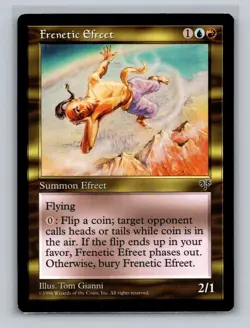 Magic The Gathering Card - Frenetic Efreet Mirage Rare Creature LP - Image 1