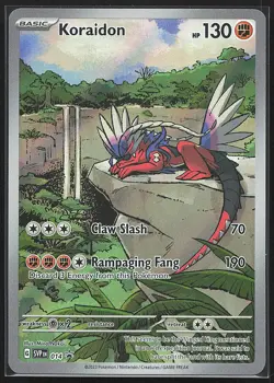 Koraidon #014 SV: Scarlet & Violet Black Star Promo Card Holo NM - Image 1