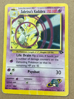 Pokemon Card - Sabrina's Kadabra Gym Challenge 58/132 Uncommon HP - Image 1