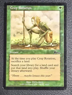 Crop Rotation Urza's Legacy Regular MTG LP Magic Card - Image 1