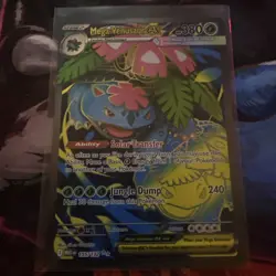 Pokemon TCG Mega Venusaur EX Ultra Rare Card 155/132 Mega Evolution NM - Image 1