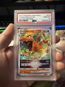Pokemon 2022 Japanese VSTAR Charizard Trading Card 014/172 PSA 10 Gem MT - Image 1