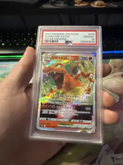 Pokemon 2022 Japanese VSTAR Charizard Trading Card 014/172 PSA 10 Gem MT - Image 3