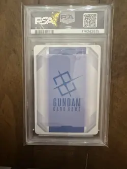 Gundam Collectible Card Game Aerial R+ GD01-070 PSA10 Limited BOX Ver Beta Japan - Image 2