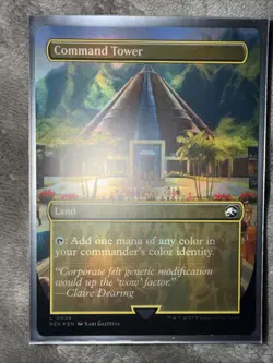 COMMAND TOWER (BORDERLESS FOIL) Universes Beyond: Jurassic World Collection MTG - Image 1