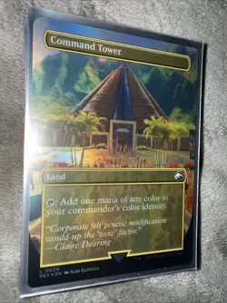 COMMAND TOWER (BORDERLESS FOIL) Universes Beyond: Jurassic World Collection MTG - Image 2