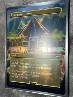 COMMAND TOWER (BORDERLESS FOIL) Universes Beyond: Jurassic World Collection MTG - Image 3