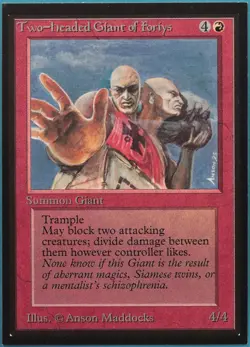 Two-Headed Giant of Foriys NM Collector's Edition MTG Magic the Gathering Eng - Image 1