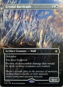 Crystal Barricade (Borderless) R Foundations 296 NM - Image 1