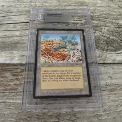 Magic The Gathering MTG Diamond Valley Arabian Nights MP Good Graded Altered * - Image 1