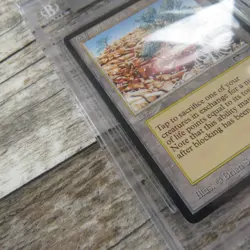 Magic The Gathering MTG Diamond Valley Arabian Nights MP Good Graded Altered * - Image 4