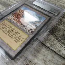 Magic The Gathering MTG Diamond Valley Arabian Nights MP Good Graded Altered * - Image 5