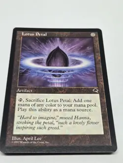 Lotus Petal MTG Tempest Unplayed NM - Image 1