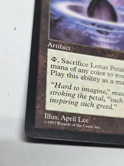 Lotus Petal MTG Tempest Unplayed NM - Image 2