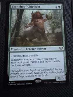 Stonehoof Chieftain [Commander Masters] Near Mint Magic the gathering NM - Image 1