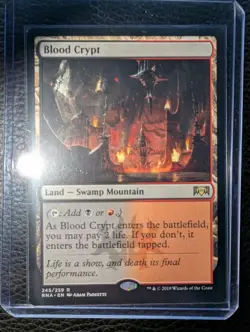 MTG - BLOOD CRYPT - NM - Image 1