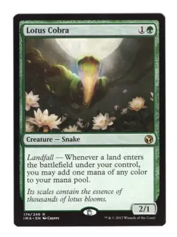 MTG Lotus Cobra - Iconic Masters (Regular) Magic The Gathering NM - Image 1
