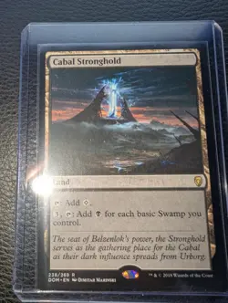 1x Cabal Stronghold NM Eng MTG - Dominaria - Image 1