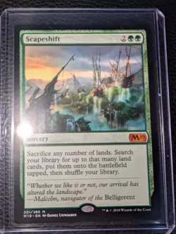 Magic The Gathering Scapeshift (Non-Foil) - 201/280 - Core Set 2019 - Mtg - Image 1