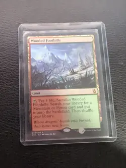 Wooded Foothills Khans of Tarkir MTG - Image 1