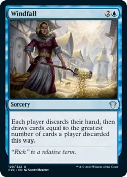 [1x] Windfall Near Mint, English Commander 2020 MTG Magic - Image 1