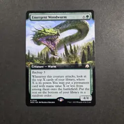 MTG Commander 2023 MOM R Emergent Woodwurm #0037 - Image 1