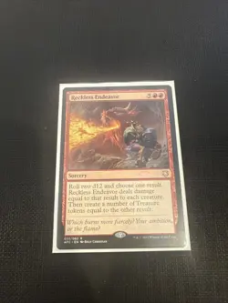 1x NM Reckless Endeavor Commander: Adventures in the Forgotten Realms Regular - Image 1