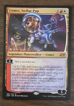 MTG Comet, Stellar Pup Unfinity 166 Regular Near Mint Free Shipping - Image 1