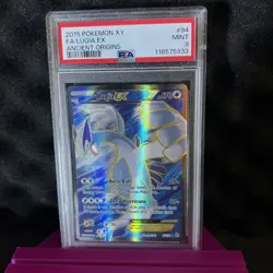 2015 POKEMON XY ANCIENT ORIGINS #94 FULL ART/LUGIA EX PSA 9 - Image 1