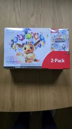Pokemon TCG Prismatic Evolutions Costco Bundle ETB + Booster Bundle New & Sealed - Image 1