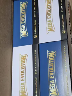 Pokemon Center Elite Trainer Box Mega Evolutions Lucario Gardevoir Opened ETB X4 - Image 4