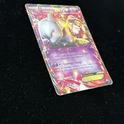 Pokemon TCG Mewtwo EX XY Black Star Promos XY107 Holo Promo Heavy Play - Image 3