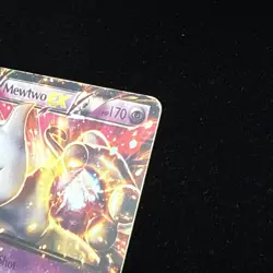 Pokemon TCG Mewtwo EX XY Black Star Promos XY107 Holo Promo Heavy Play - Image 5