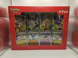 Pokemon TCG 151 Mini Tin Set (4-Pack) - Sam’s Club Exclusive | Factory Sealed - Image 1