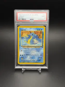 2001 POKEMON SOUTHERN ISLANDS PROMO #12 LAPRAS MINT PSA 9 - Image 1