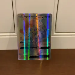 Pokemon Burning Shadows Secret Rare Full Art Rainbow Tapu Fini GX 152/147 - Image 1