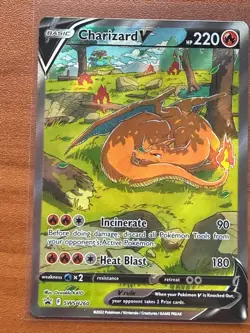 Pokemon TCG Charizard v SWSH260 Sword & Shield Promo Ultra Rare NM - Image 1