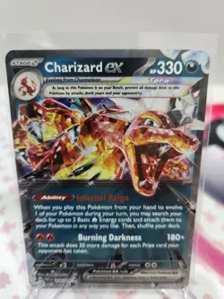 Pokemon TCG - Charizard ex 054/091 - Paldean Fates - Double Rare - NM/M - Image 1