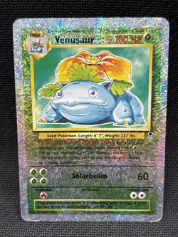 2002 Pokemon Legendary Collection Venusaur Reverse Holo Foil 18/110 - HP Damage - Image 1